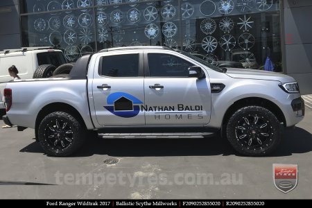 20x9.0 Ballistic Scythe Millworks on FORD RANGER WILDTRAK