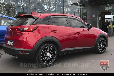 18x8.0 Lenso Eurostyle C ESC on MAZDA CX3