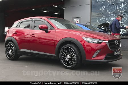 18x8.0 Lenso Eurostyle C ESC on MAZDA CX3