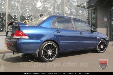 17x7.0 Lenso Type-M - MBJ on MITSUBISHI LANCER