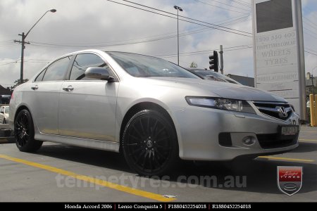 18x8.0 18x9.0 Lenso Conquista 5 SB CQ5 on HONDA ACCORD