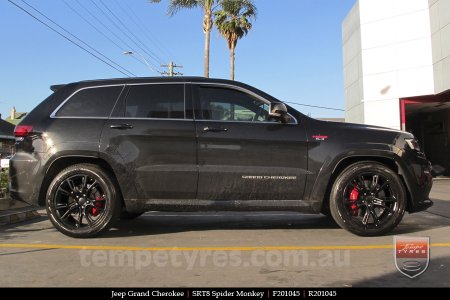 20x10 SRT8 Spider Monkey SB on JEEP GRAND CHEROKEE