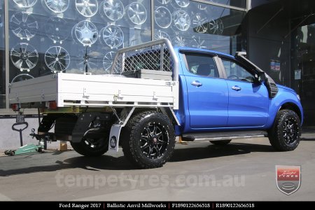 20x9.0 Ballistic Anvil Millworks on FORD RANGER