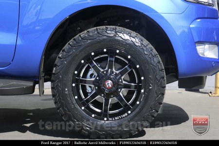 18x9.0 Ballistic Anvil Millworks on FORD RANGER