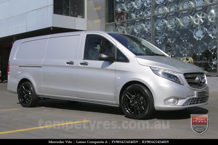 19x8.5 19x9.5 Lenso Conquista A CQA MK  on MERCEDES VITO