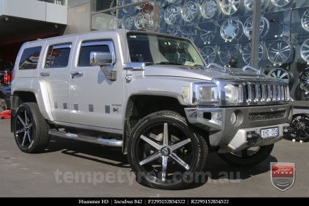 22x9.5 Incubus 842 on HUMMER H3