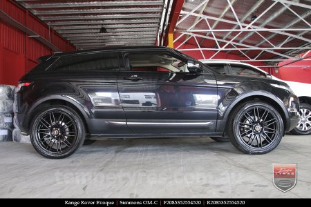 20x8.5 20x10 Simmons OM-C FB on RANGE ROVER EVOQUE