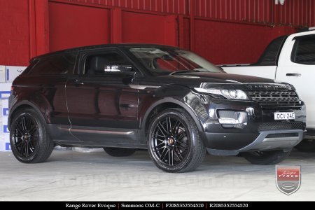 20x8.5 20x10 Simmons OM-C FB on RANGE ROVER EVOQUE