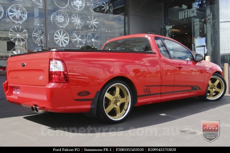 20x8.5 20x9.5 Simmons FR-1 Gold on FORD FALCON