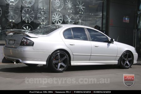 18x8.0 18x9.0 Simmons FR-C Black Tint NCT on FORD FALCON