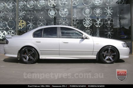 18x8.0 18x9.0 Simmons FR-C Black Tint NCT on FORD FALCON