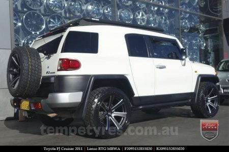 20x9.5 Lenso RTG MBWA on TOYOTA FJ CRUISER