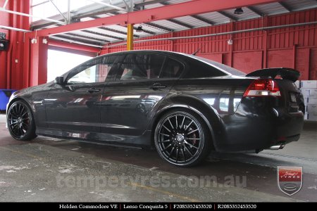 20x8.5 20x9.5 Lenso Conquista 5 SB CQ5 on HOLDEN COMMODORE 