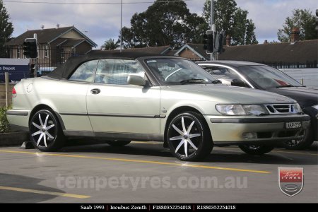 18x8.0 Incubus Zenith - MB on SAAB 1993