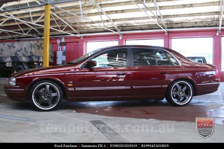 19x8.5 19x9.5 Simmons FR-1 Hyper Dark on FORD FAIRLANE