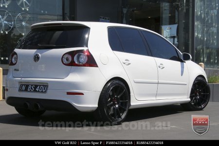 18x8.5 Lenso Spec F MB on VW GOLF