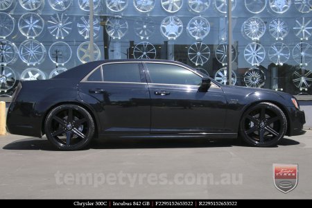 22x9.5 Incubus 842 GB on CHRYSLER 300C