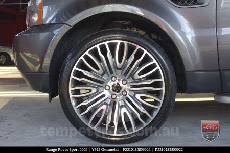 22x10 Y343 Gunmetal on RANGE ROVER SPORT