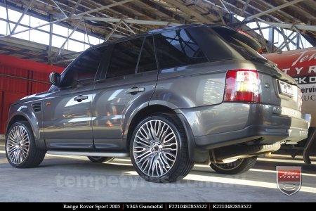 22x10 Y343 Gunmetal on RANGE ROVER SPORT