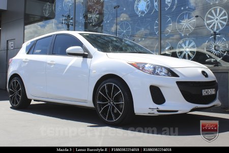 18x8.0 Lenso Eurostyle E ESE on MAZDA 3