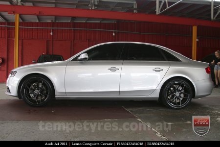 18x8.0 Lenso Conquista Corsair CQC on AUDI A4