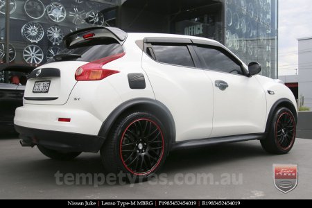 19x8.5 Lenso Type-M MBRG on NISSAN JUKE