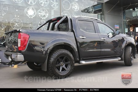 17x9.0 Simmons S6 Matte Black on NISSAN NAVARA NP300