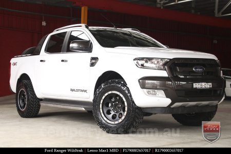 17x9.0 Lenso Max1 MBD on FORD RANGER WILDTRAK