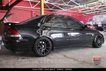 18x8.5 Lenso Spec F MB on LEXUS LS