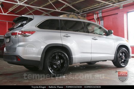 20x9.0 Ballistic Flame on TOYOTA KLUGER