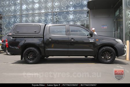 17x7.5 Lenso Spec F MB on TOYOTA HILUX