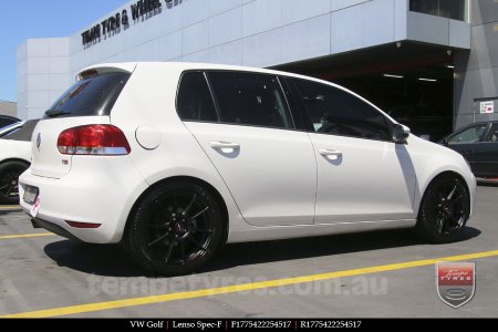 17x7.5 Lenso Spec F MB on VW GOLF