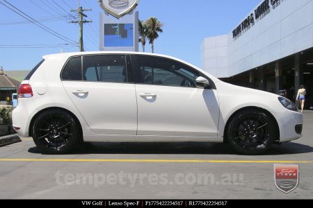 17x7.5 Lenso Spec F MB on VW GOLF