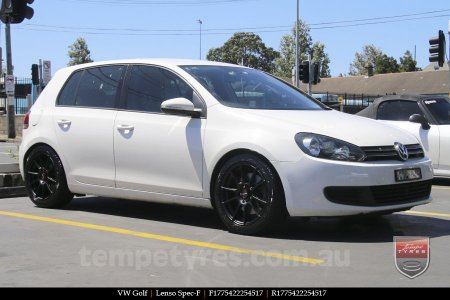 17x7.5 Lenso Spec F MB on VW GOLF