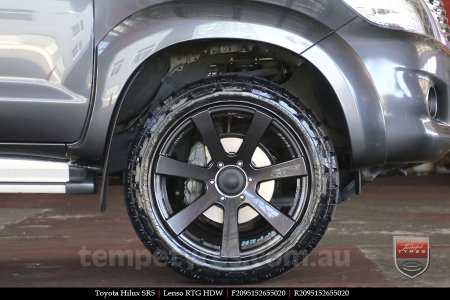 20x9.5 Lenso RTG HDW on TOYOTA HILUX SR5