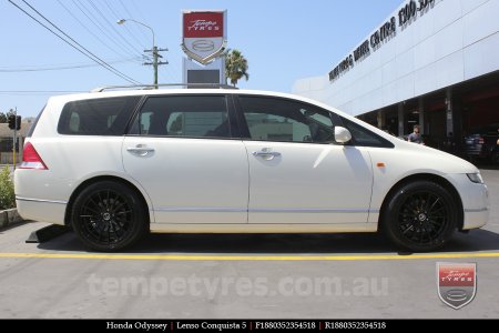 18x8.0 18x9.0 Lenso Conquista 5 SB CQ5 on HONDA ODYSSEY