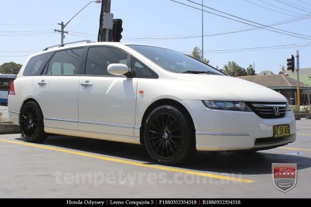 18x8.0 18x9.0 Lenso Conquista 5 SB CQ5 on HONDA ODYSSEY