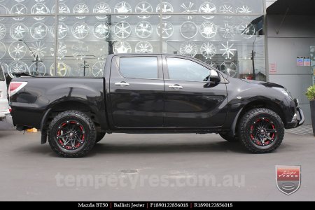 18x9.0 Ballistic Jester on MAZDA BT50