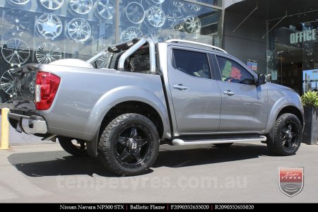 20x9.0 Ballistic Flame on NISSAN NAVARA NP300