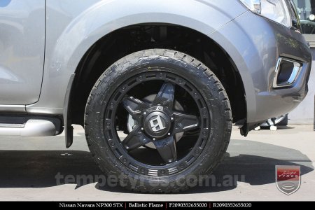 20x9.0 Ballistic Flame on NISSAN NAVARA NP300