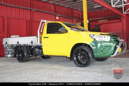 20x8.5 20x10 Simmons OM-C FB on TOYOTA HILUX 