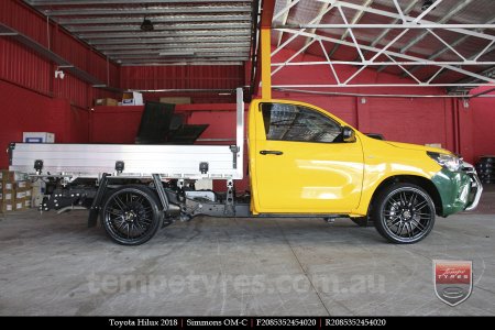 20x8.5 20x10 Simmons OM-C FB on TOYOTA HILUX 