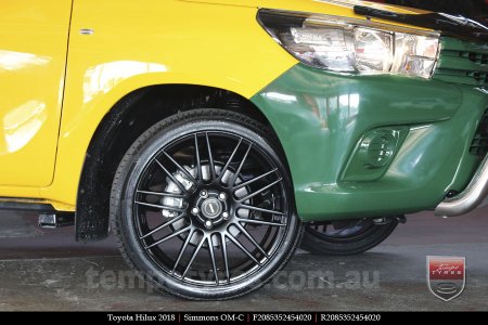 20x8.5 20x10 Simmons OM-C FB on TOYOTA HILUX 