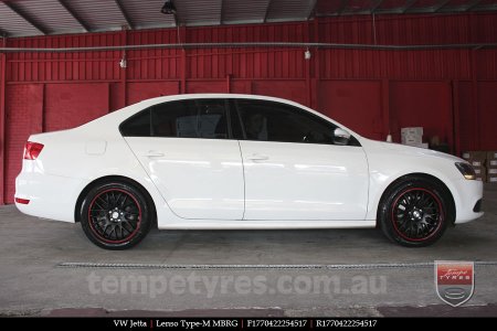 17x7.0 Lenso Type-M - MBRG on VW JETTA