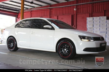 17x7.0 Lenso Type-M - MBRG on VW JETTA