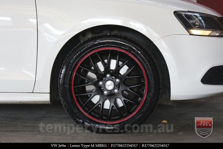 17x7.0 Lenso Type-M - MBRG on VW JETTA