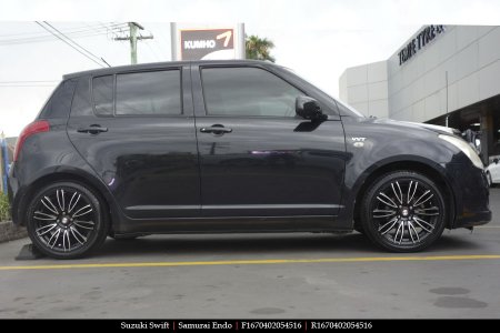 16x7.0 Samurai Endo BKF on SUZUKI SWIFT