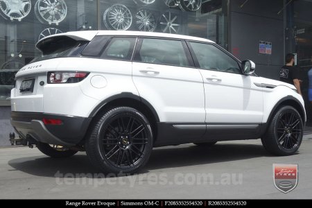 20x8.5 20x10 Simmons OM-C FB on RANGE ROVER EVOQUE