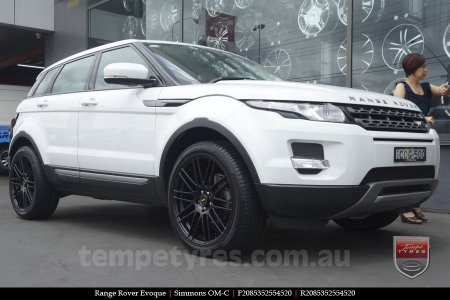 20x8.5 20x10 Simmons OM-C FB on RANGE ROVER EVOQUE