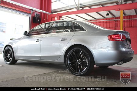 19x8.0 Blade Satin Black on AUDI A4